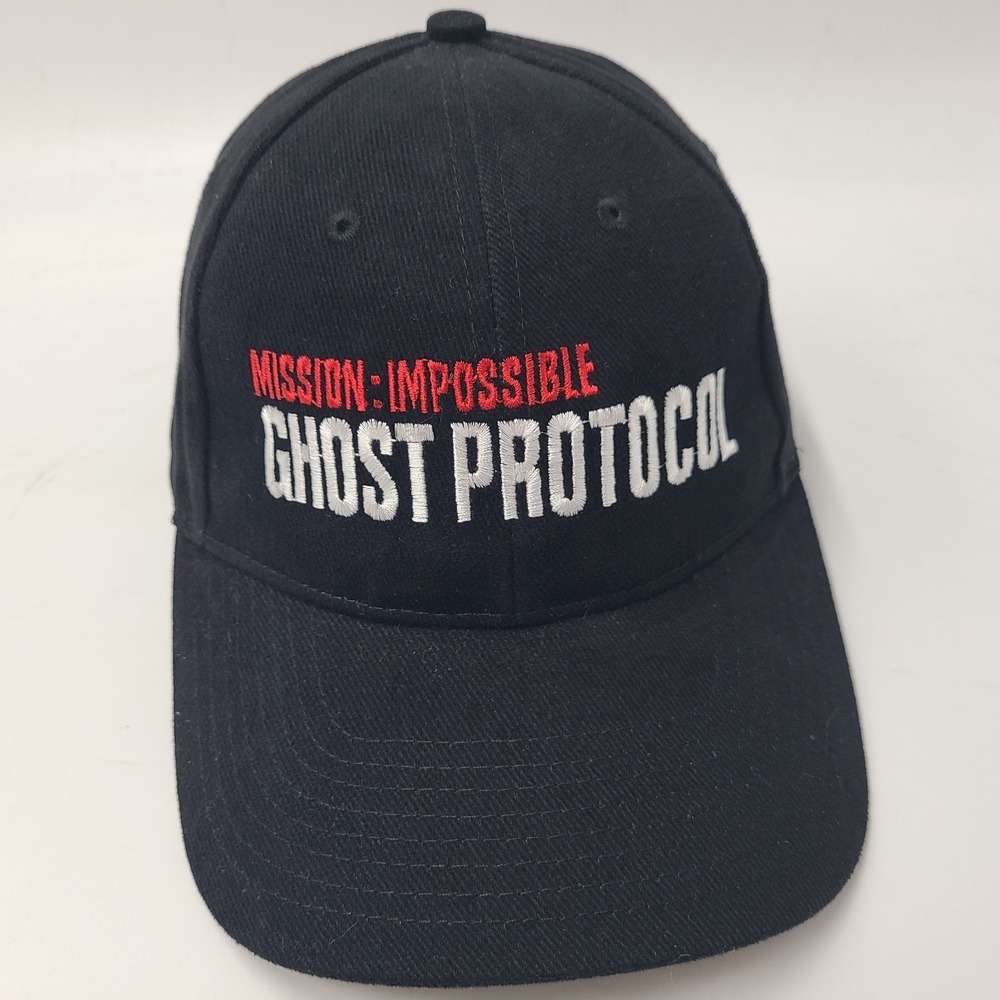 Mission Impossible Ghost Protocol Movie Promo Hat Adjustable 2011 Action Black